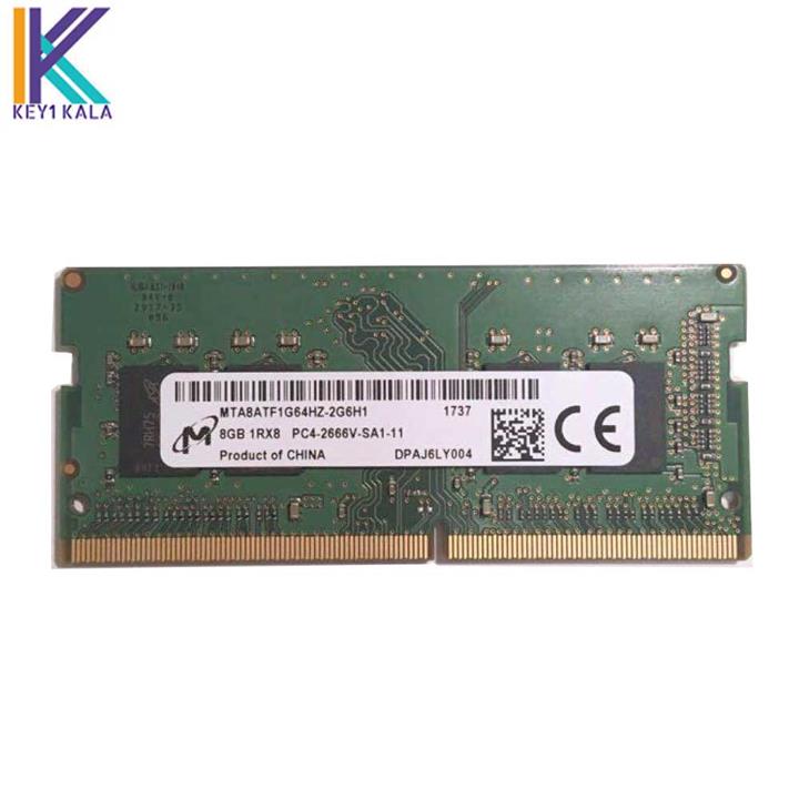 رم لپ تاپی Micron 8GB 1R×8 PC4 2666V